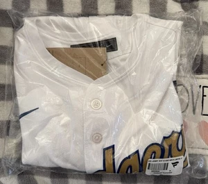 Nike Men's Dodgers White 2025 Gold Collection Limited Jersey Authentic - New - Picture 1 of 8