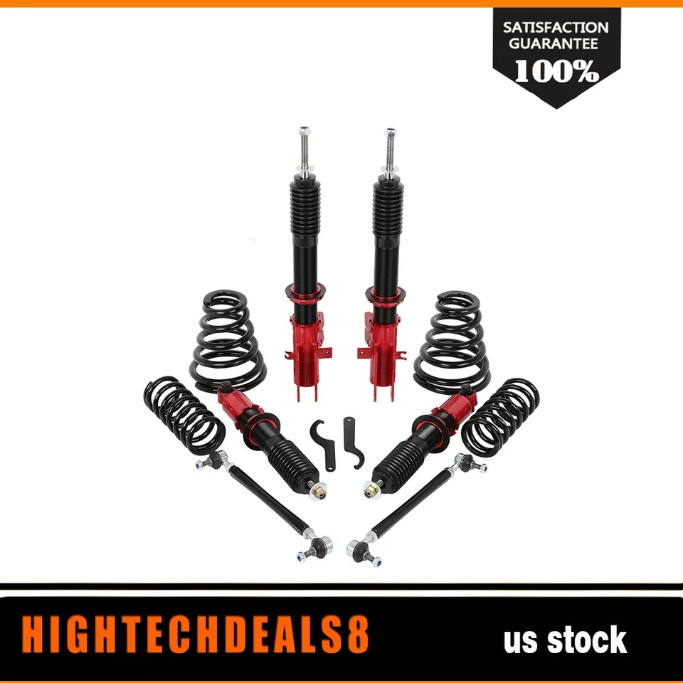 Amortiguadores Coilover puntales para Chevrolet Camaro 2010-2015 no ajustables y rojo amortiguador Foto 1 de 1