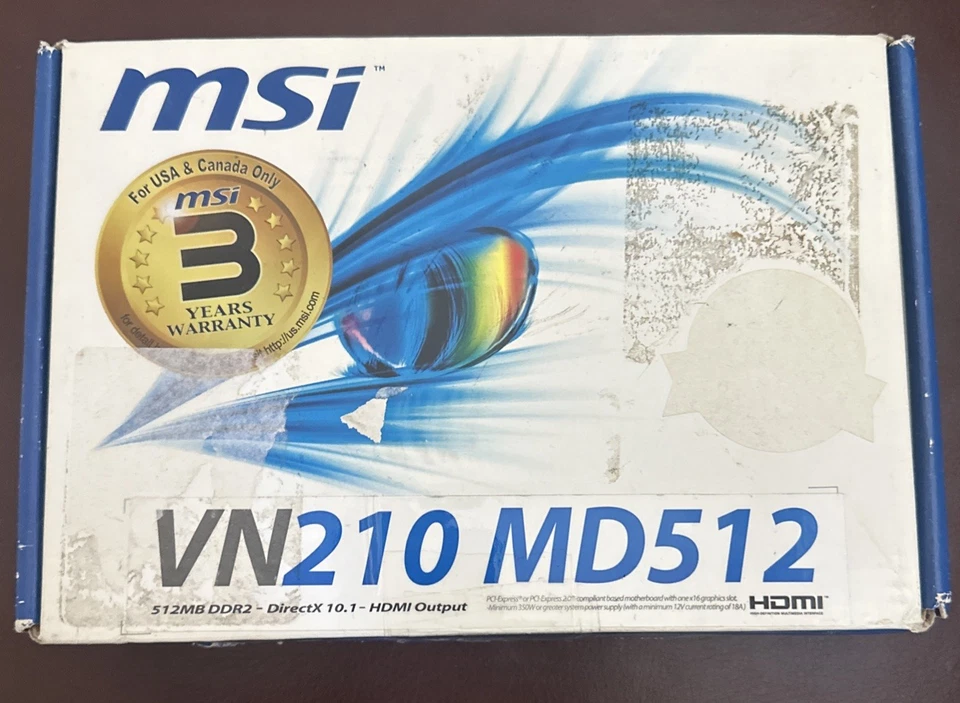 MSI VN210 MD512 Graphics Card - Image 1 of 2