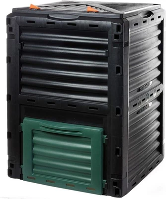 KYOTO Schnellkomposter 300 L – Thermokomposter mit Deckel, H83 cm - Bild 1 von 4