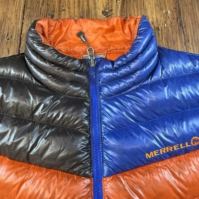 Merrell Women's Premium Goose Down Puffer Jacket Large 700 Fill Power Multicolor - Image 1 of 4