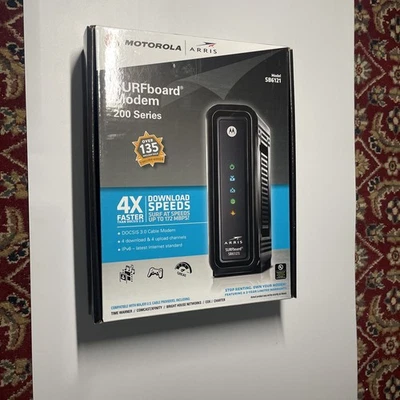 ARRIS Motorola SB6121 SURFboard DOCSIS 3.0 Cable Modem - Image 1 of 4