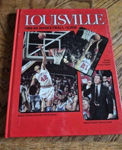 Louisville Basketball 1988 - 1989 Hardcover Guide Book Denny CRUM - Picture 1 of 2