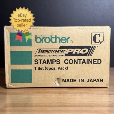 ⚡️NEW Brother 6- Pack PR2260B6P Black Pre-inked Stamp Stamp Creator Pro ⚠️SEALED - Image 1 of 4