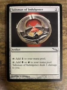 MTG Talisman of Indulgence Mirrodin Regular Uncommon - Picture 1 of 6