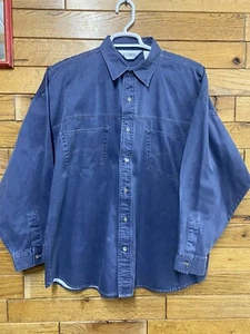 VTG Men's Gitano Cotton Long Sleeve Button Down Shirt Size XL - Picture 1 of 6