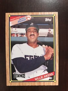 1989-90 Topps Senior League #57 - Willie Aikens - St. Lucie Legends - Picture 1 of 2