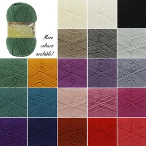 King Cole Merino Blend 4 Ply Knitting Yarn Knit Craft Wool Crochet 50g Ball - Picture 1 of 35