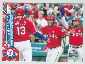 2020 Topps Series 2 Independence Day #365 Three's Company 11/76 Rangers - Picture 1 of 1