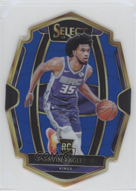 2018 Panini Select Premier Level Blue Prizm 80/249 Marvin Bagley III Rookie RC