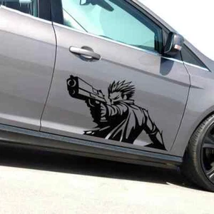COOL shooting decoration car sticker, car side window hood decor refit sticker - Foto 1 di 6