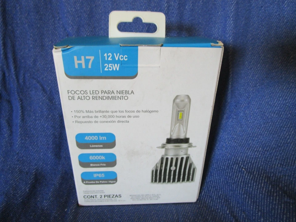 PAIR Pilot Automotive LED Fog Light Bulbs PL-H7 Foto 1 de 4