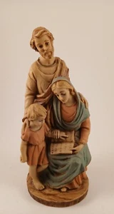 Vintage Holy Family E. T. Resin Statue Figurine Italy - Picture 1 of 11