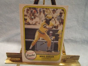 Mike Easler, Outfield, Pittsburgh Pirates, 1981 Fleer Corp #372 - Picture 1 of 2