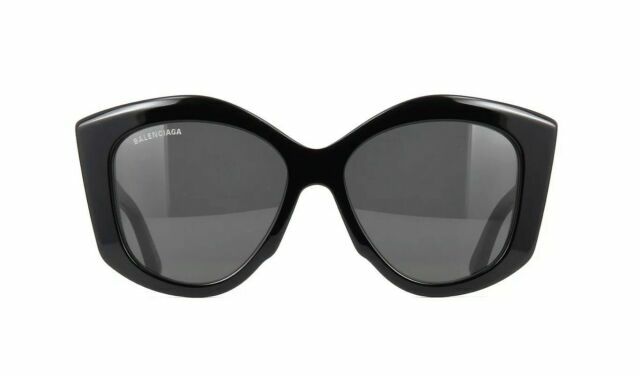 サングラス BALENCIAGA BLACK ACETATE SIGNATURE BUTTERFLY SUNGLASSES Mask Butterfly Sunglasses in Black | Balenciaga US