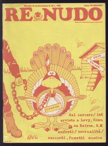 RE NUDO 60/1977 RIVISTA ALTERNATIVA CONTROCULTURA POLITICA GIANFRANCO MANFREDI - Picture 1 of 1