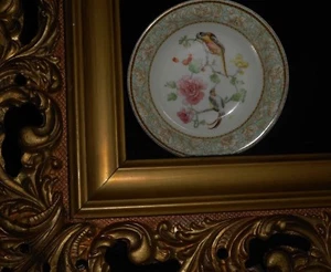 USA W H Grindley Baroda Dessert Berry Bowl 5.5" Bird of Paradise Blue Pink Gold - Picture 1 of 5