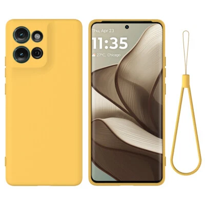 For Motorola Moto G 5G (2025), Skin Touch Feel Soft Liquid Silicone Cover Case - Image 1 of 4