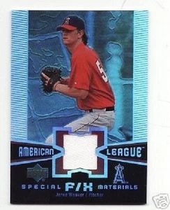 JERED WEAVER 2006 UD F/X SPECIAL MATERIALS GAME USED JERSEY - Picture 1 of 1