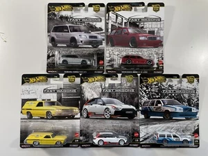 *IN HAND* Hot Wheels Premium 2025 FAST WAGONS Car Culture Set Of 5 - Picture 1 of 6