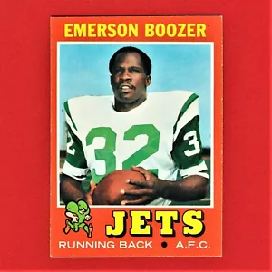 Emerson Boozer - Jets - 1971 - Topps - #73 - (EX) - A8 - Imagen 1 de 2