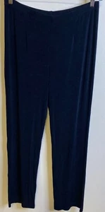 Chico’s Travelers dunkelblaue Hose 34" Gummibund Gr. 2 große Damen - Bild 1 von 3