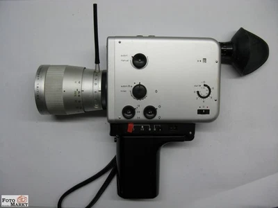 Braun Nizo 801 Macro Film-Kamera Super-8 Zoom-Objektiv Variogon 1,8/7-80 mm lens - Bild 1 von 4