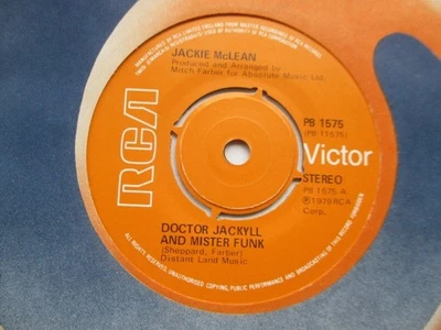Jackie McLean "Doctor Jackyll & Mister Funk" RCA UK 7" Single EX! Foto 1 de 3