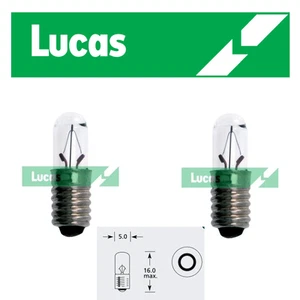Lucas - 12v 1.5w LES E5 - 280 - Screw In Light Bulb - Panel, Stalk - LLB280 x2 - Picture 1 of 1