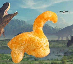 Cheeto Puffcorn Shaped Like Longneck Dinosaur - Picture 1 of 4
