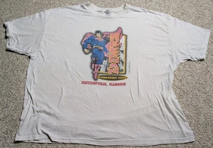 Maglietta Superman DC Comics Metropolis Illinois 2000 Celebrazione XXL - Foto 1 di 6