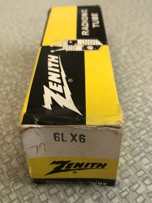 Tubo de vacío radiónico Zenith 6LX6 de colección Foto 1 de 4