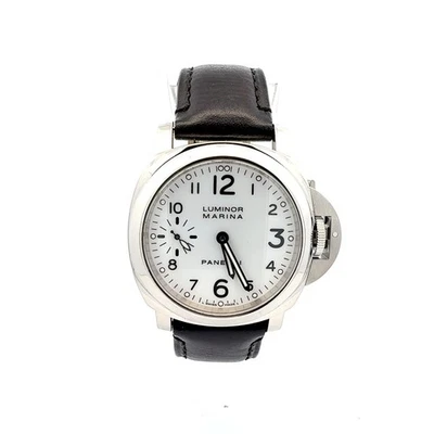 Panerai PAM00113 Base Luminor 44 mm Esfera Blanca Juego Completo Caja Papeles 08/2008 Limpio Foto 1 de 4