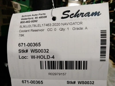 Depósito de refrigerante para camioneta Ford F150 15-23 2979157 Foto 1 de 4