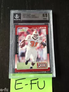 2000 puntuación Jamal Lewis #287 radiocontrol 2001 puntuación original graduado novato BGS 8,5 casi nuevo-Mt+ - Imagen 1 de 1
