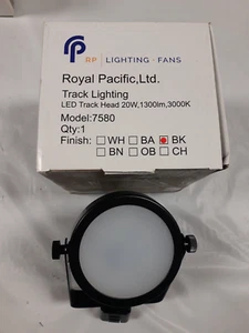 ROYAL PACIFIC LED TRACK LIGHT HEAD #7580 BLACK - Picture 1 of 6