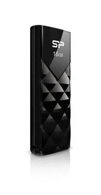 16GB Silicon Power Ultima U03 Black USB Flash Drive - Image 1 of 4