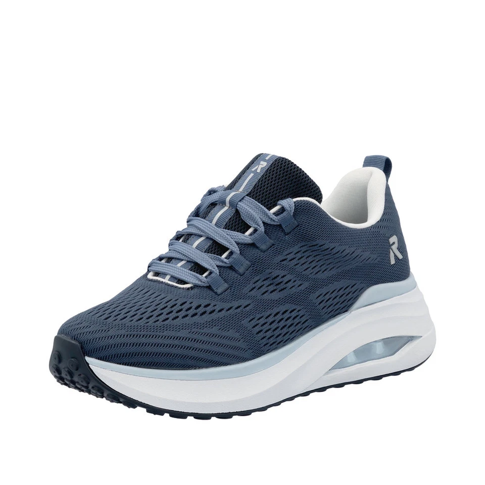 Rieker Mujer Zapatillas Con Colchón de Aire En Suela Y Suelta Depósitos W2701 - Imagen 1 de 1