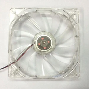 12cm 120mm LED ROUGE 12V 4Pin Boîtier D'ordinateur Refroidisseur CPU Ventilateur - Bild 1 von 12