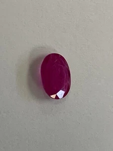 Natural Red Ruby Oval Cut - Picture 1 of 5