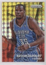 2014-15 Panini Prizm Yellow and Red Mosaic Prizms Kevin Durant #86