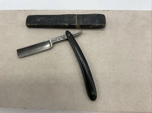 Wade & Butcher Barber “Original And Only Bow Razor” W/ Case Civil War Era? - Picture 1 of 5