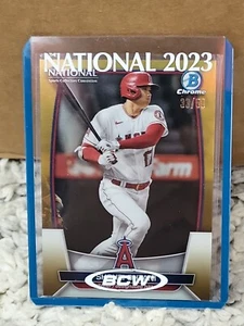 2023 NSCC Topps Bowman Chrome SHOHEI OHTANI gold #/50 - National Silver Pack - Picture 1 of 2