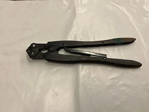 AMP 49592 14-12 W-STD Crimp Tool w/Etchings #1358. shelf Zz4 Blue - Picture 1 of 4