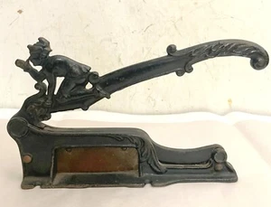 Antique Cast Iron Plug Tobacco Cutter Brighton #3 - Bild 1 von 9