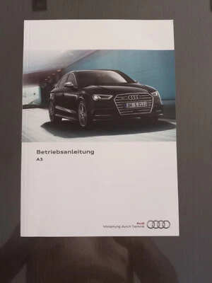 Manual Audi A3 8V en alemán Betriebsanleitung sin carpeta - Imagen 1 de 2