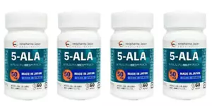 5-ALA 5-Amino Acid 50mg per Capsule 60 Supplement Four 4 Pack Set from JAPAN - Picture 1 of 8