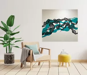 3D Charm Blue I5418 Wall Stickers Wall Mural Decals Jacqueline Reynoso Erin - Picture 1 of 10