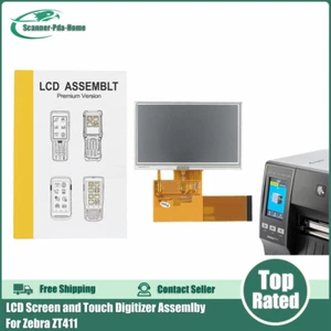 LCD Screen and Touch Digitizer Assemlby For Zebra ZT411 - Afbeelding 1 van 2
