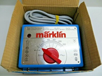 Märklin Trafo 6631 Transformator 30 VA erstklassig geprüft in OVP - Bild 1 von 2